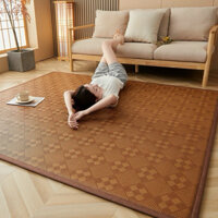 Thảm Mây Chiếu Trải Sàn Trải Giường Siêu Mát Mùa Hè dày 2cm