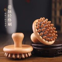Thẩm Mỹ Viện Chuyên Dụng Toàn Thân Đa Năng Gỗ Kinh Tuyến Bàn Chải Mỡ Bụng Đẩy Bụng Năm Yếu Tố Gua Sha Massage Tiện Dụng