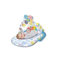 Thảm nằm chơi phát nhạc cho bé Goodway Windmill Kick & Play Piano Gym – Màu Xanh