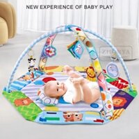 Thảm nằm chơi, thảm vận động cho bé Baby Einstein Sea Friends (USA) với đồ chơi treo kèm chú rùa phát nhạc và đèn LED