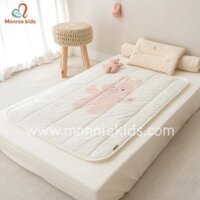 Thảm nằm chống thấm Chezbebe 70x100cm cho bé, thảm cũi thay bỉm Hàn Quốc - Monnie Center
