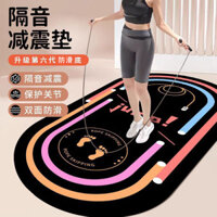 Thảm nhảy dây, thảm tập thể dục, thảm yoga, nhảy tại nhà, trong nhà, im lặng, không trượt, hấp thụ sốc, thảm cách âm