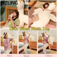 Thảm Nhồi Bông HZLING, Búp Bê Gối Ngỗng Trắng Lớn Lông Tơ, Bông PP Sang Trọng Hoạt Hình Ngỗng Sang Trọng Động Vật Hộ Gia Đình