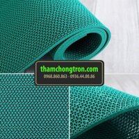 Thảm nhựa lưới chống trơn xanh lá khổ rộng 1.2m