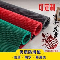 Thảm nhựa lưới S-Type, thảm rỗng phòng tắm chống trượt, thảm PVC không đáy cho hành lang, thảm bể bơi thương mại