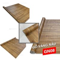 Thảm nhựa trải sàn PVC dán sàn giả gỗ bề mặt nhám khổ 1m nhiều màu đẹp trải phòng ngủ, phòng khách, kho hàng - Xám Sáng Nhám GN07