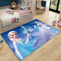 Thảm nhung pha lê đông lạnh hoạt hình phòng trẻ em thảm đầu giường phòng khách phòng ngủ thảm trải sàn tatami phòng học bàn học đệm chân