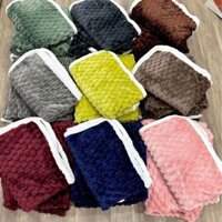 Thảm Nỉ Sữa WAFFLE Chống Tích Điện , Bộ ga gối nỉ nhung kim cương Armari chất liệu mềm mại ấm áp mẫu mới 2023