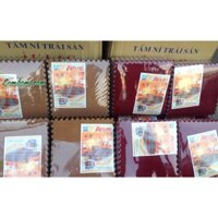 Thảm nỉ trải sàn màu ghi và đỏ size 42x42cm 15 miếng của âu lạc