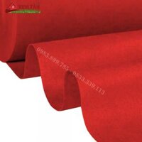 Thảm Nỉ Trải Sàn – Thảm Nỉ Lót Sàn Nhà Văn Phòng Sự Kiện Màu Đỏ Tươi Dày 3mm
