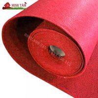 Thảm Nỉ Trải Sàn – Thảm Nỉ Lót Sàn Nhà Văn Phòng Sự Kiện Màu Đỏ Tươi Dày 5mm