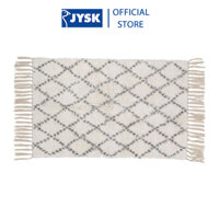 Thảm phòng tắm  JYSK Hallstavik  cotton  màu tự nhiên  R50xD80cm