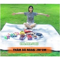 Thảm picnic, du lịch kích thước 2*2m, 2.4*2.4m, 3*3m thảm xốp dã ngoại đủ kích thước.