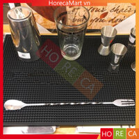 THẢM QUẦY BAR, tấm lót ly quầy pha chế, cao su dẻo siêu bền, tấm lót tamper nhiều size