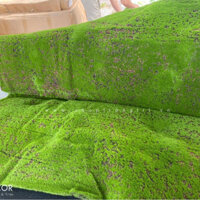 Thảm rêu nhân tạo trang trí sân vườn Loại 1, cao cấp LAN DECOR - Đẹp tự nhiên, giống thật, dùng trang trí, trồng cây