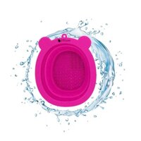 Thảm Rửa Cọ Trang Điểm DUcare Hình Gấu Silicon Màu Hồng