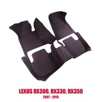 Thảm sàn 5D 6D da thường dành cho xe 5 chỗ Lexus RX300, RX330, RX350 2007 - 2015 form chuẩn, không mùi, không thấm nước