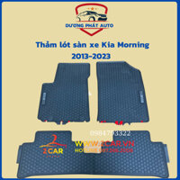 Thảm sàn, lót sàn xe KIA MORNING 2013-2023 chất liệu cao su đúc không mùi, không thấm nước – Mẫu NISSIN