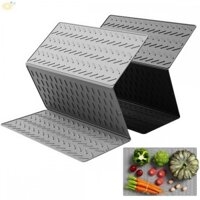 Thảm sấy bát đĩa silicon gấp dung tích quá khổ Hoàn hảo cho nhà bếp