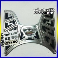 Thảm Sh mode inox cho xe Sh mode đời đầu 2013 đến đầu tháng 7/2019, lót sàn để chân xe Sh mode inox có gờ cao su cao