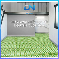Thảm simili cuộn 30m lót sàn nhiều họa tiết, thảm nhựa lót sàn văn phòng, nhà ở