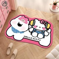 Thảm tắm đất mềm Hello Kitty có thiết kế chó Dachshund