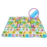 Thảm tập chơi cho bé, thảm ngồi chơi cho bé 2 mặt Maboshi( kích thước 180x200cm)