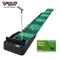 Thảm tập golf putting TL021 Chính hãng PGM - xuất khẩu Châu Âu. Thiết kế cải tiến - Có thanh chắn &amp; rãnh thu hồi bóng.