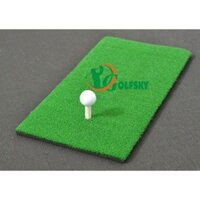 Thảm tập Swing Golf Mini kích thước [30cm x 60cm] tặng kèm tee cao su và bóng golf