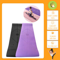 Thảm Tập Tpe Gym, Yoga Định Tuyến 8mm Cao Su PU Cao Cấp Chống Trượt Tuyệt Đối – Chính Hãng