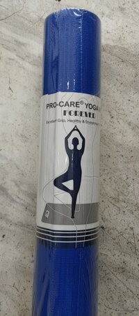 THẢM TẬP YOGA 6MM CHẤT LIỆU CAO SU SIÊU BỀN PRO-CARE - Xanh Dương