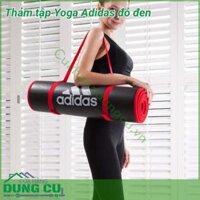 Thảm tập Yoga Adidas đỏ đen