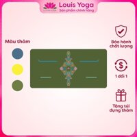 Thảm tập Yoga cao su Louis Yoga - THẢM MINI - Mặt nhám, Độ bền cao, Siêu thấm hút, Tiện lợi
