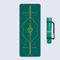 Thảm tập yoga cao su Moon 4,5mm, thảm cao su tự nhiên Ruby Yoga