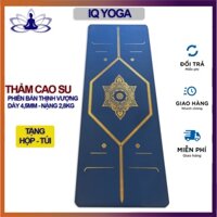 Thảm tập yoga cao su non cao cấp chính hãng Luxury dày 4.5 mm [ TẶNG KÈM TÚI]