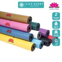 Thảm tập yoga cao su tự nhiên PU định tuyến cao cấp Louis Queen chống trơn trượt YG09LSQ