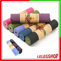 Thảm tập YOGA Chống trượt, Thảm tập GYM tại nhà tập thể dục. Chất liệu tpe 2 lớp chống trơn tuyệt đối