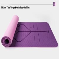 Thảm Tập Yoga Định Tuyến | Thảm Tập Gym TPE Siêu Bền 6mm Hàng Cao Cấp