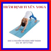 Thảm Tập Yoga Định Tuyến (Thảm Yoga Định Tuyến 2 Lớp 8MM thảm tập yogathảm tập gym tại nhà Thảm tập thể dụcThảm Yoga Mat)