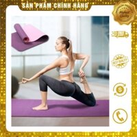 Thảm Tập Yoga Định Tuyến TPE 2 lớp 6mm, 8mm CAO CẤP