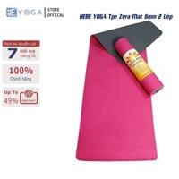 Thảm Tập Yoga Gym Định Tuyến YOGA HBE Zera TPE Mat 6mm 2 Lớp