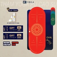Thảm Tập Yoga Gym Định Tuyến YOGA HBE PU Cao Su Hoa Văn Đồng Ngọc 5mm Cao Cấp