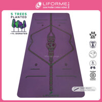 Thảm tập yoga Liforme Mother Earth - Purple Earth