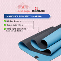 Thảm tập yoga Manduka EKOLITE 4MM - MARINA (Xanh biển)