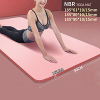 Thảm tập Yoga Tắt Tiếng Chống Sốc Thảm khiêu vũ Chống Trơn Trượt Thể Thao Gia Đình Thể Dục Nhảy Dây Thảm Dày Mở Rộng Yoga Aerobic Thảm