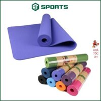 Thảm Tập Yoga - Thảm Tập Gym TPE 1 Lớp Chống Trượt 6mm