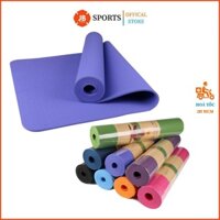 Thảm Tập Yoga, Thảm Tập Gym TPE 1 Lớp Chống Trượt 6mm