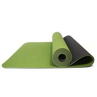 Thảm Tập Yoga - Thảm tập TPE- Thảm yoga dầy 8 mm  - Xanh lá,8mm