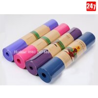 Thảm tập yoga TPE 8 ly cao su tự nhiên