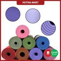 Thảm tập Yoga TPE cao cấp 2 Lớp Dày 6-8mm HUYNA MART T07